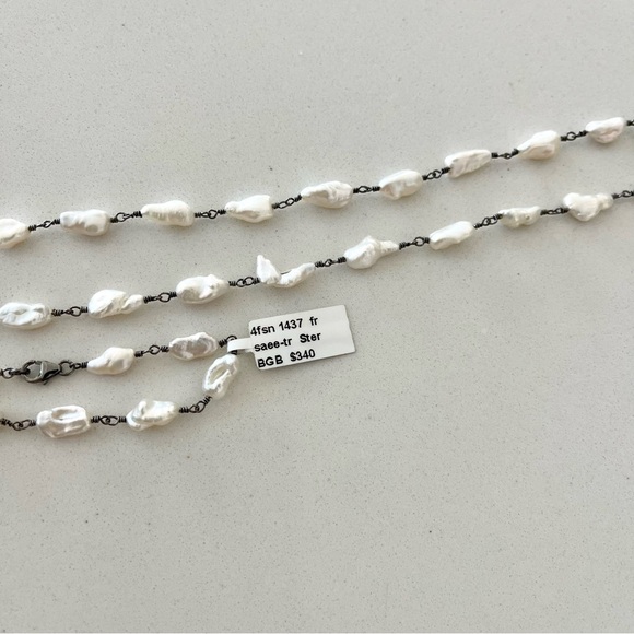 One of a kind Fresh Water pearl necklace 31” in length - Picture 7 of 8